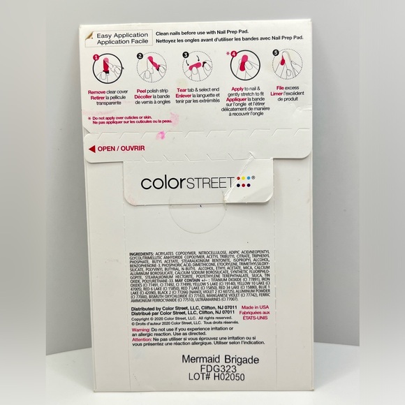 $9 🌸 Mermaid Brigade ~ Color Street ~ Manicure Nail Polish Stickers ~ NEW - Picture 6 of 7